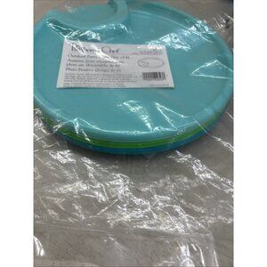 (6) PAMPERED CHEF Complete Set #2823Outdoor Party Plates 10"